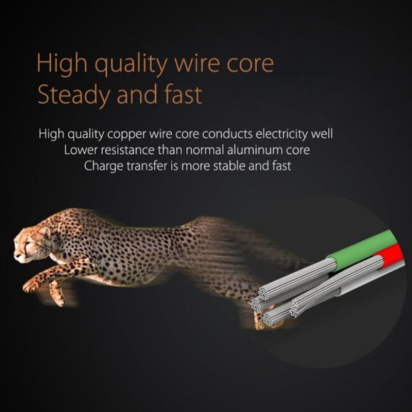 USB iPhone Charger, Cord 6FT Nylon Braided Cable - Picture 8 of 8